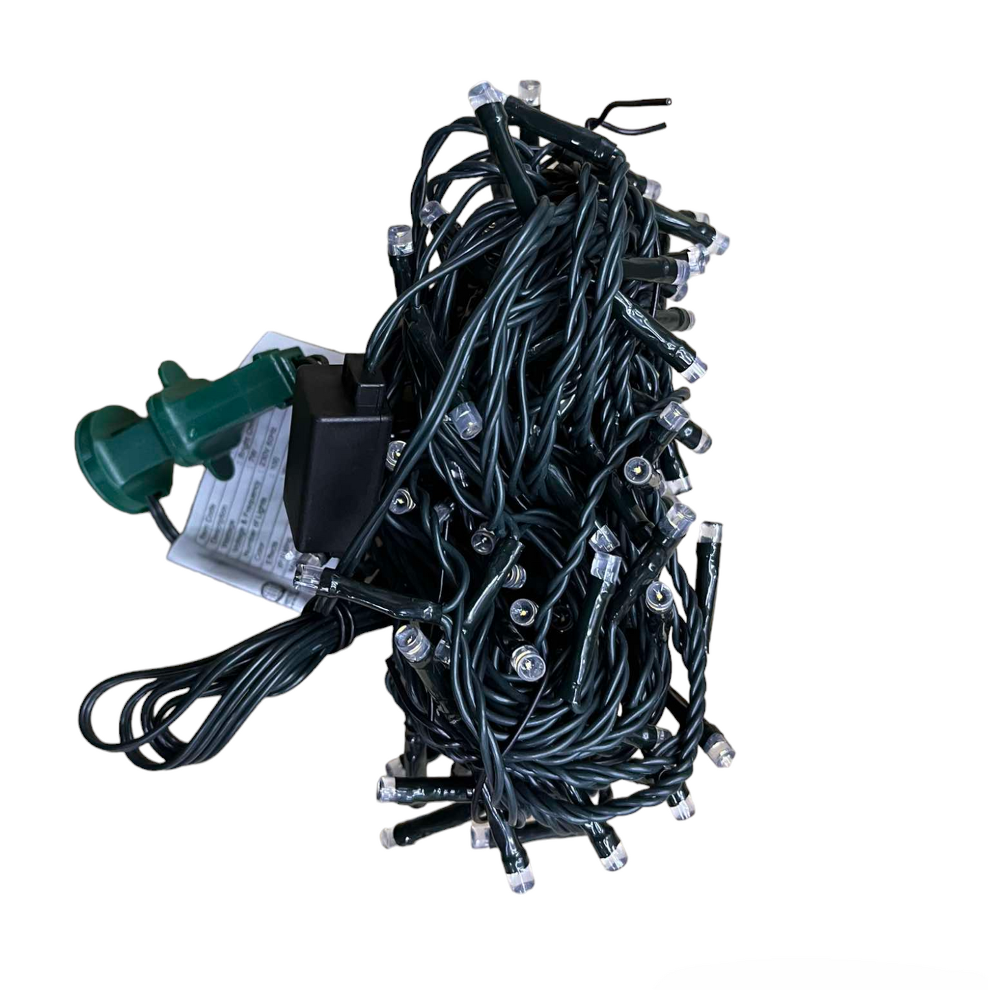 Firefly 100 LED Bulb Christmas Light Daylight 6500K 7 Meters 7W 220V Indoor Max of 20 Connection Green Wire 4 Effects Steady, Running, Blinking, Alternating FXL12100WH Electx Electrical Supply 1