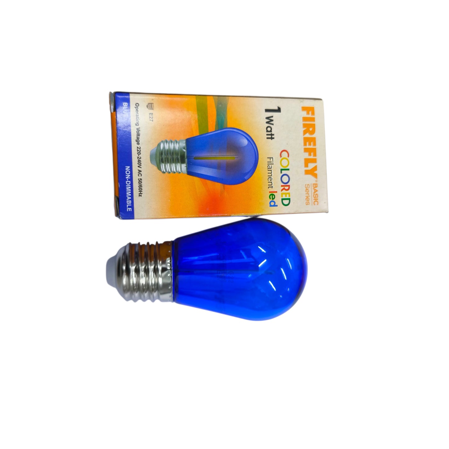 Firefly 1W LED Filament Bulb E27 220V EBST80 Available In Blue, Red, Green, Yellow and Warm White