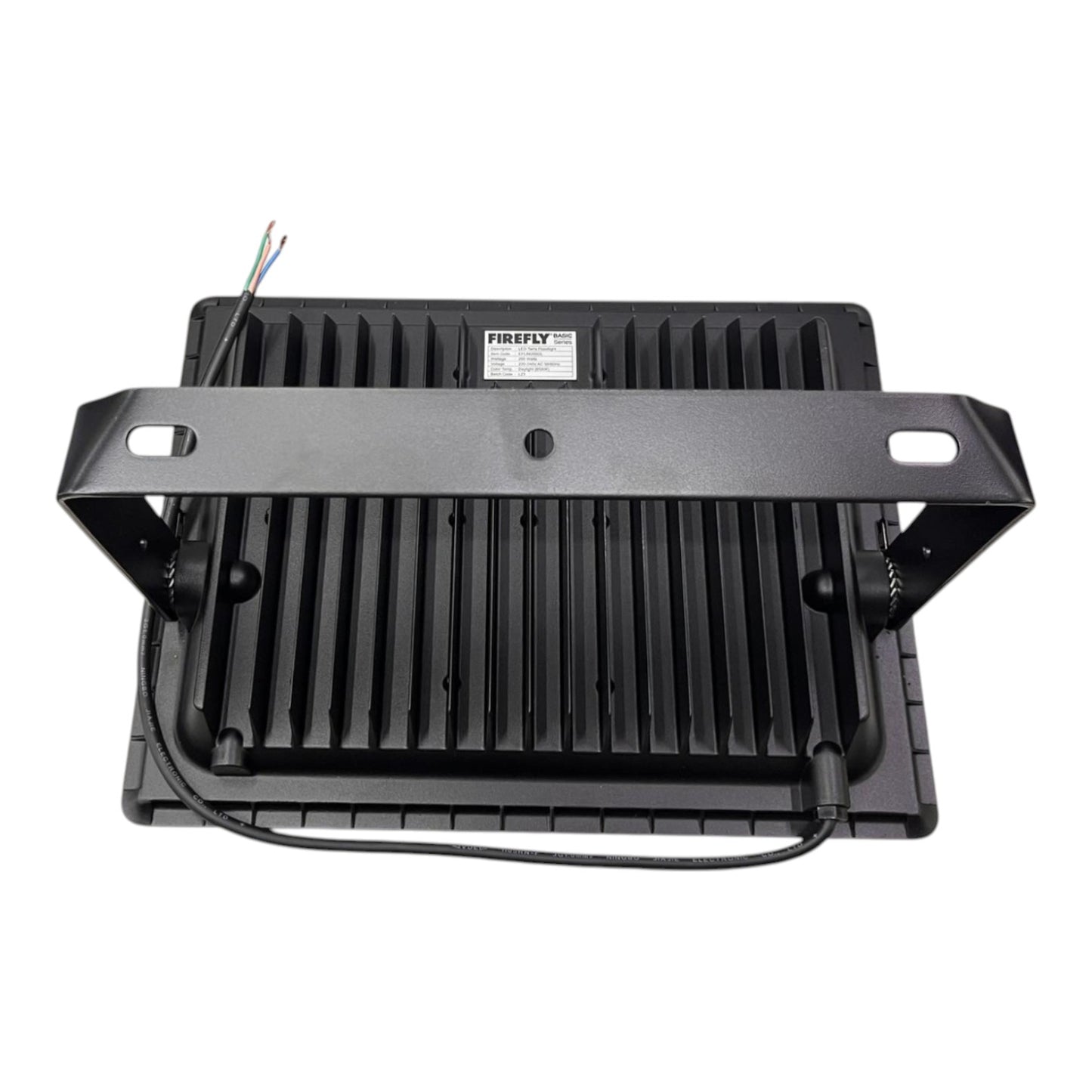 Black metal bracket with 'Firefly' branding on a white background