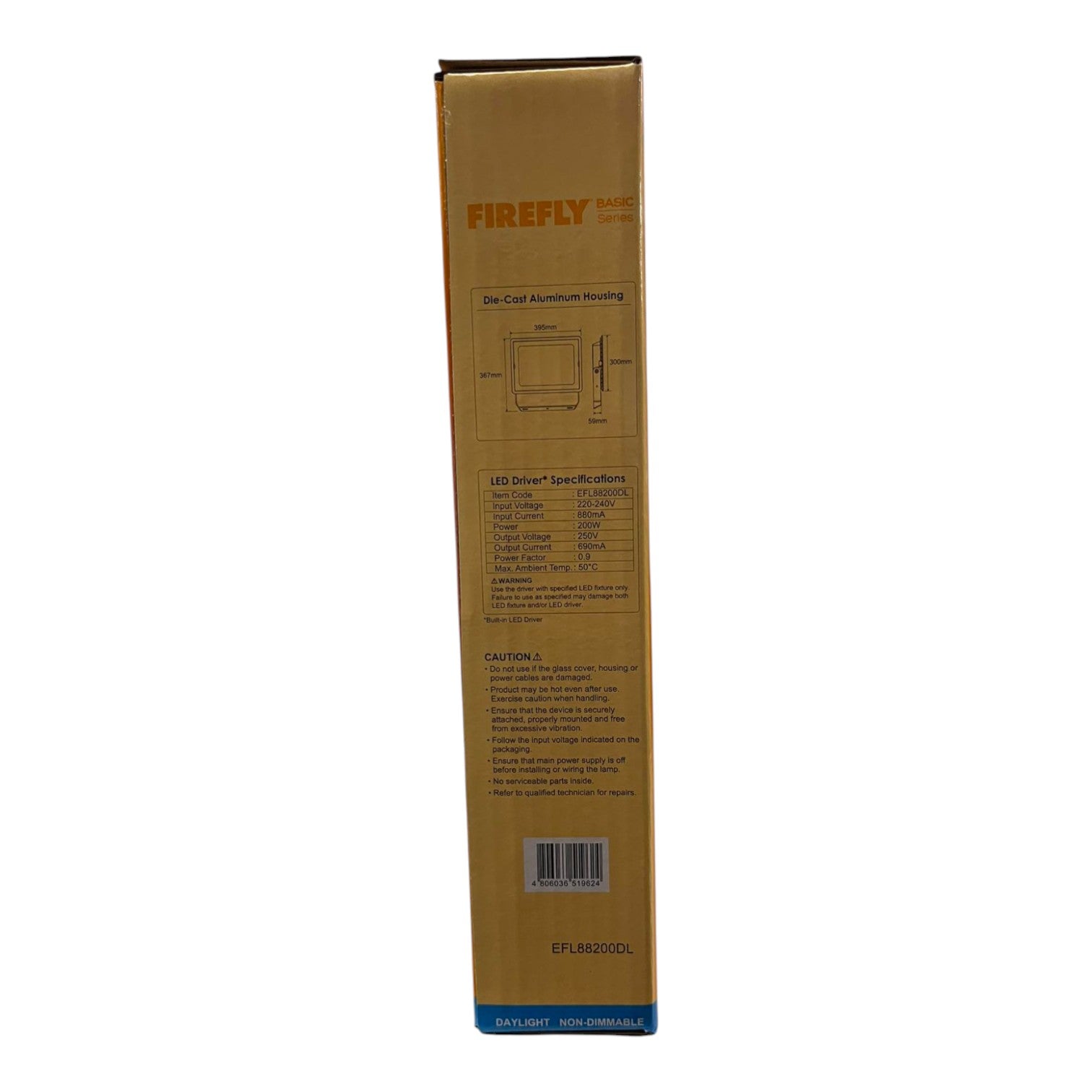 Firefly product packaging box on a white background