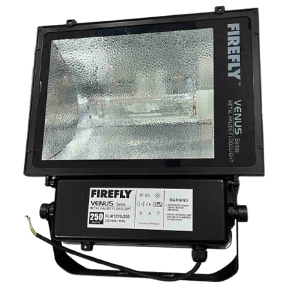 Firefly 250W Metal Halide Flood Light Fixture Set with 250W Tubular Metal Halide Bulb