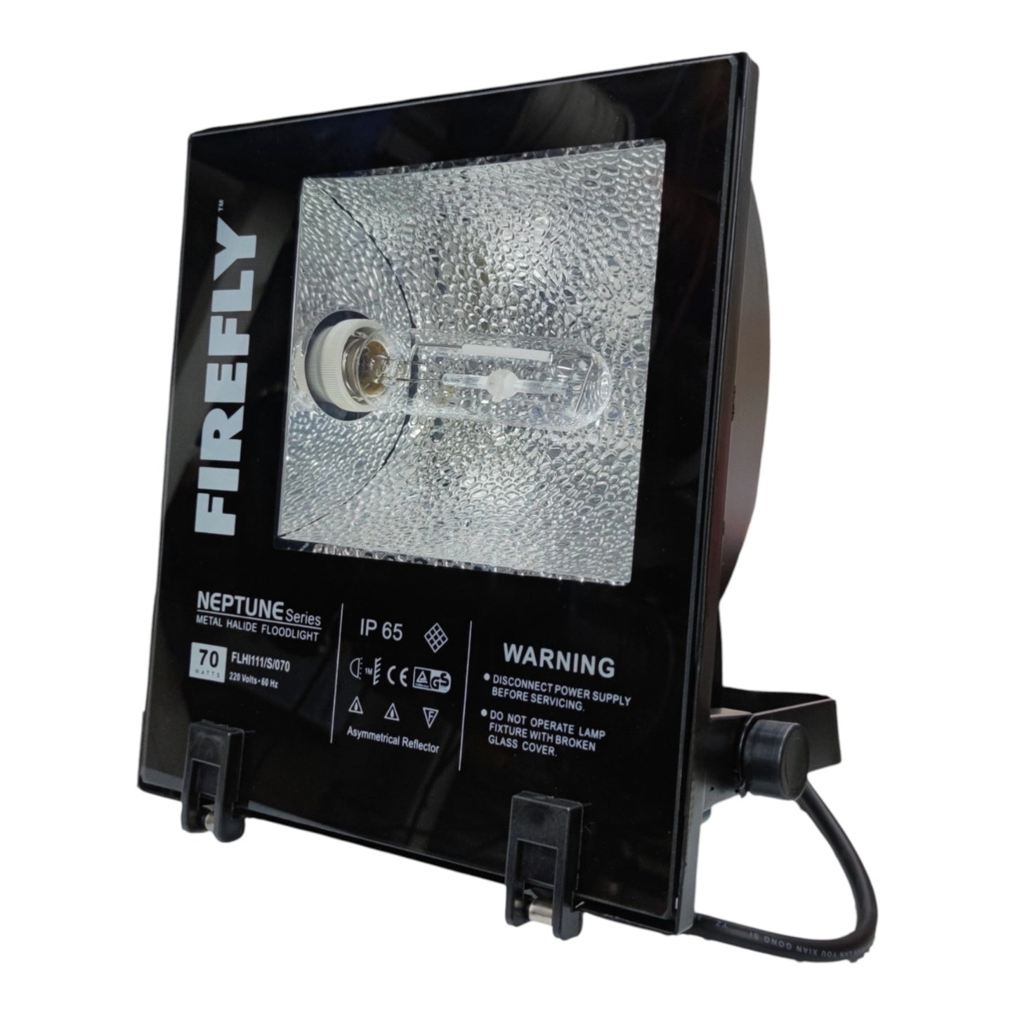 Firefly 70W Metal Halide Flood Light 220V with Lamp FLHI111/S/070/FHIMH70DL/T