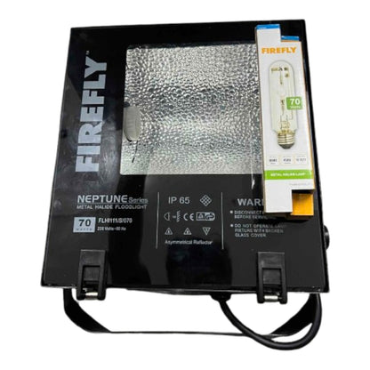 Firefly 70W Metal Halide Flood Light 220V with Lamp FLHI111/S/070/FHIMH70DL/T