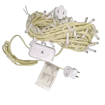 Firefly LED Christmas Light / String Light 100-Bulbs 7meters 7W w/ 4 Effects White, White wire FXL13100WH Electx Electrical Supply