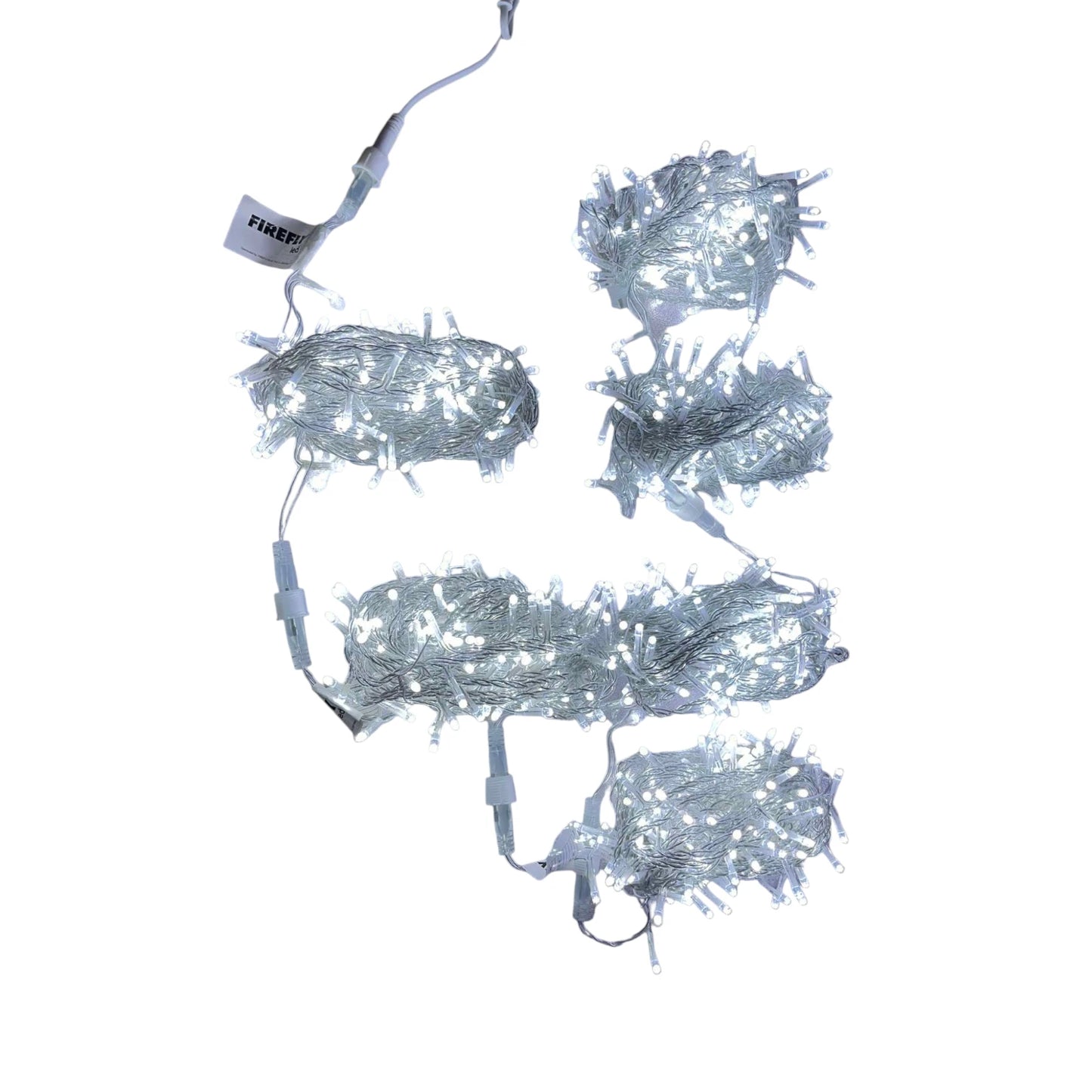 Firefly LED Christmas Lights 900 LED Lights String Lights 60 Meters 60W 220V Steady White Color Transparent Wire Indoor or Outdoor FXL1115044WHX6 Electx Electrical SUpply