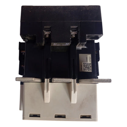 Electrical contactor on a white background