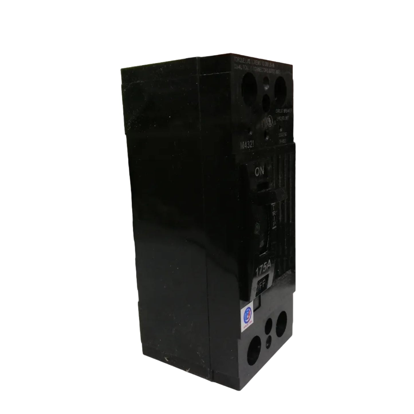 GE 175A Single Phase 2 Pole Circuit Breaker 240V MCCB, ECB, Circuit Breakers TQD22175
