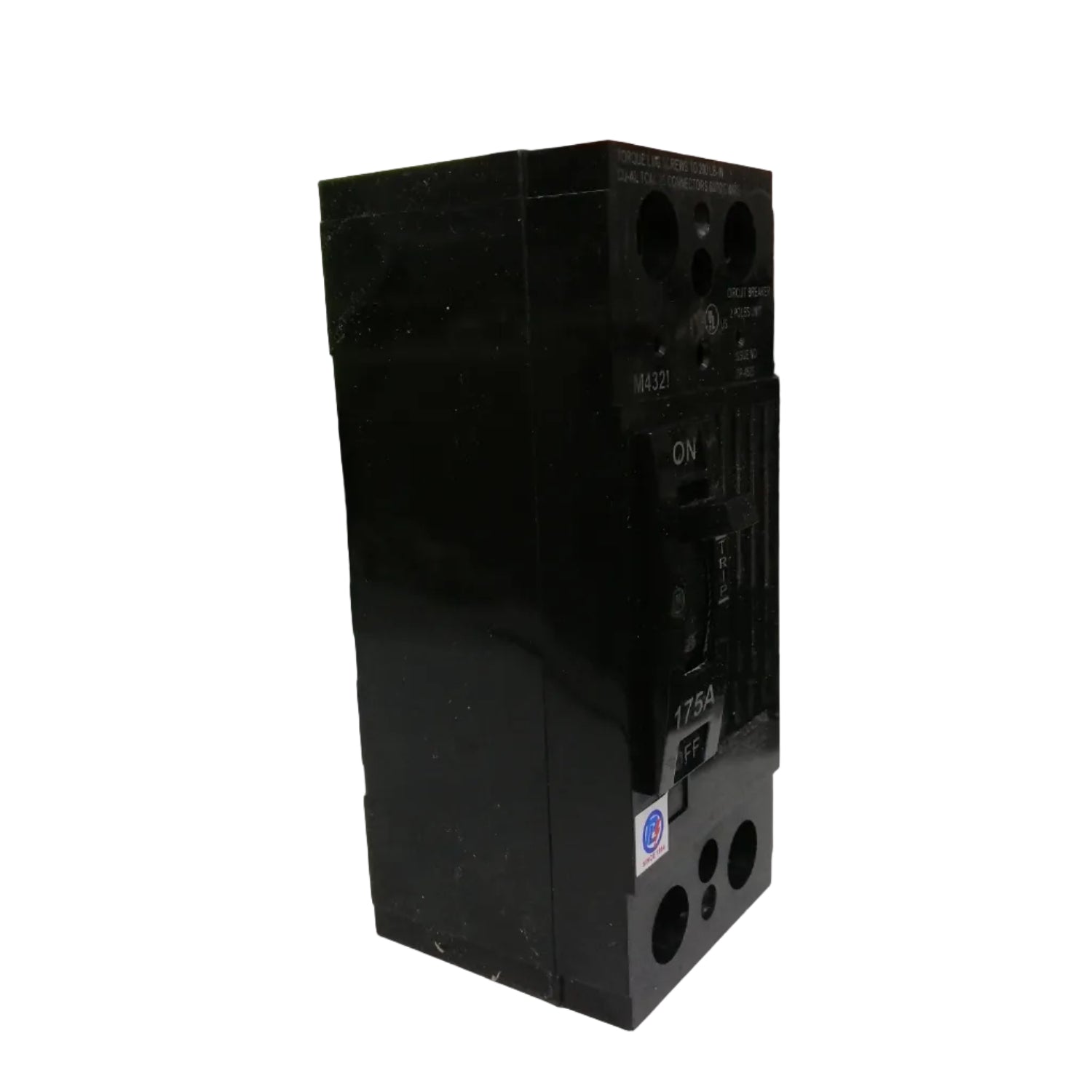 GE 175A Single Phase 2 Pole Circuit Breaker 240V MCCB, ECB, Circuit Breakers TQD22175