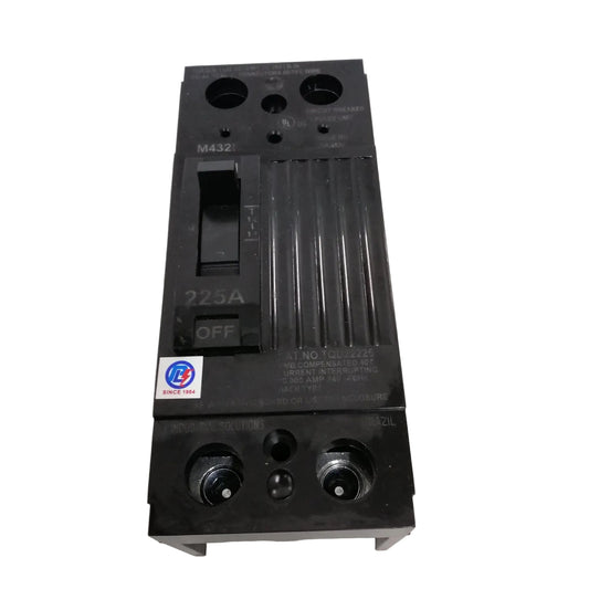 GE 225A Single Phase 2 Pole Circuit Breaker 240V MCCB, ECB, Circuit Breakers TQD22225