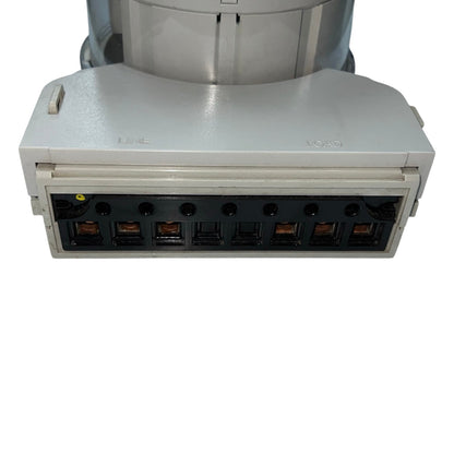 Electrical power strip with multiple outlets on a white background GE or Aclara KV2C FM48A KWH Electric Meter CT Rated 3 Phase 4 Wire CL20 TA2.5 60Hz 120V- 480VAC Electx Electrical SUpply