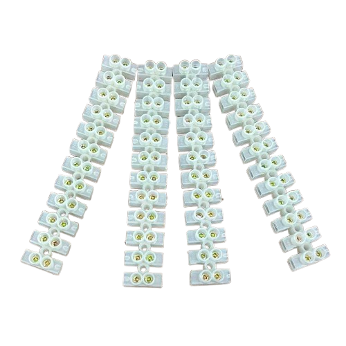 Grippes 10A 12 Pair PVC Terminal Block (4Pcs)
