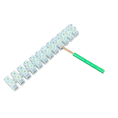 Grippes 10A 12 Pair PVC Terminal Block (4Pcs)