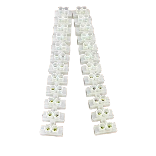 Grippes 30A 12 Pairs PVC Terminal Block (2PCS)