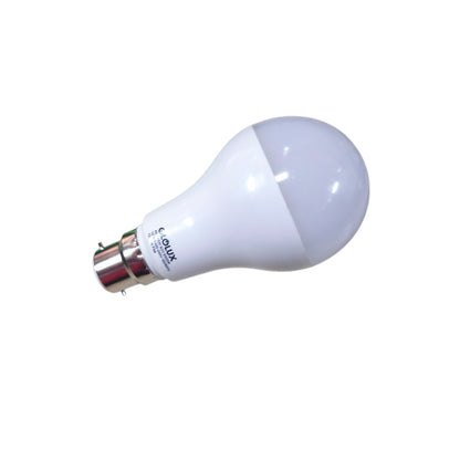 LED light bulb on a white background