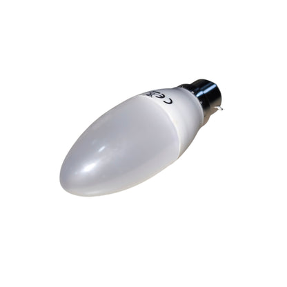 White light bulb on a white background