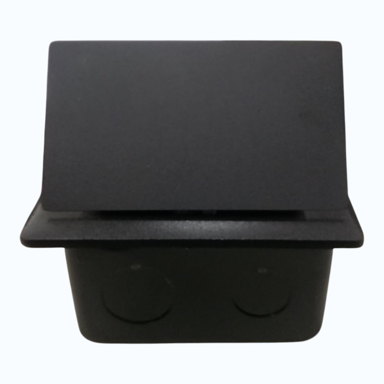 Grazen Black Pop-up Floor Outlet 2 Gang Universal Outlet with Ground 10A 250V