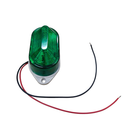 Green LED Warning Light 24V DC, Blinker Blinking Light, Industrial Warning Lamp