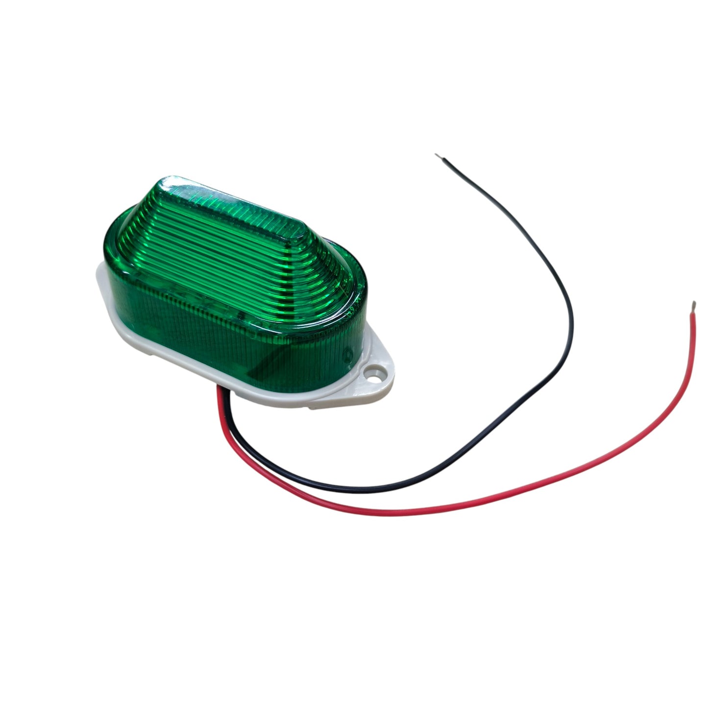 Green LED Warning Light with Siren 220V AC, Blinker Blinking LED Lamp Industrial Warning Design Strobe Light Function