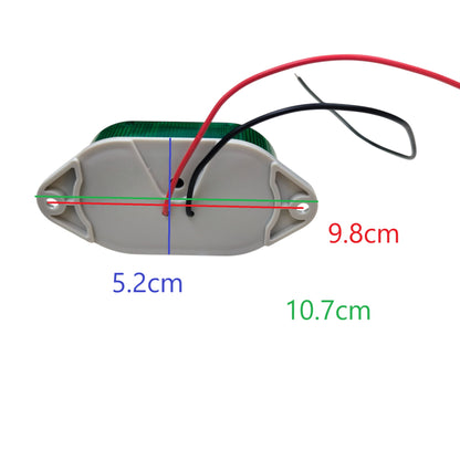 Green LED Warning Light with Siren 220V AC, Blinker Blinking LED Lamp Industrial Warning Design Strobe Light Function