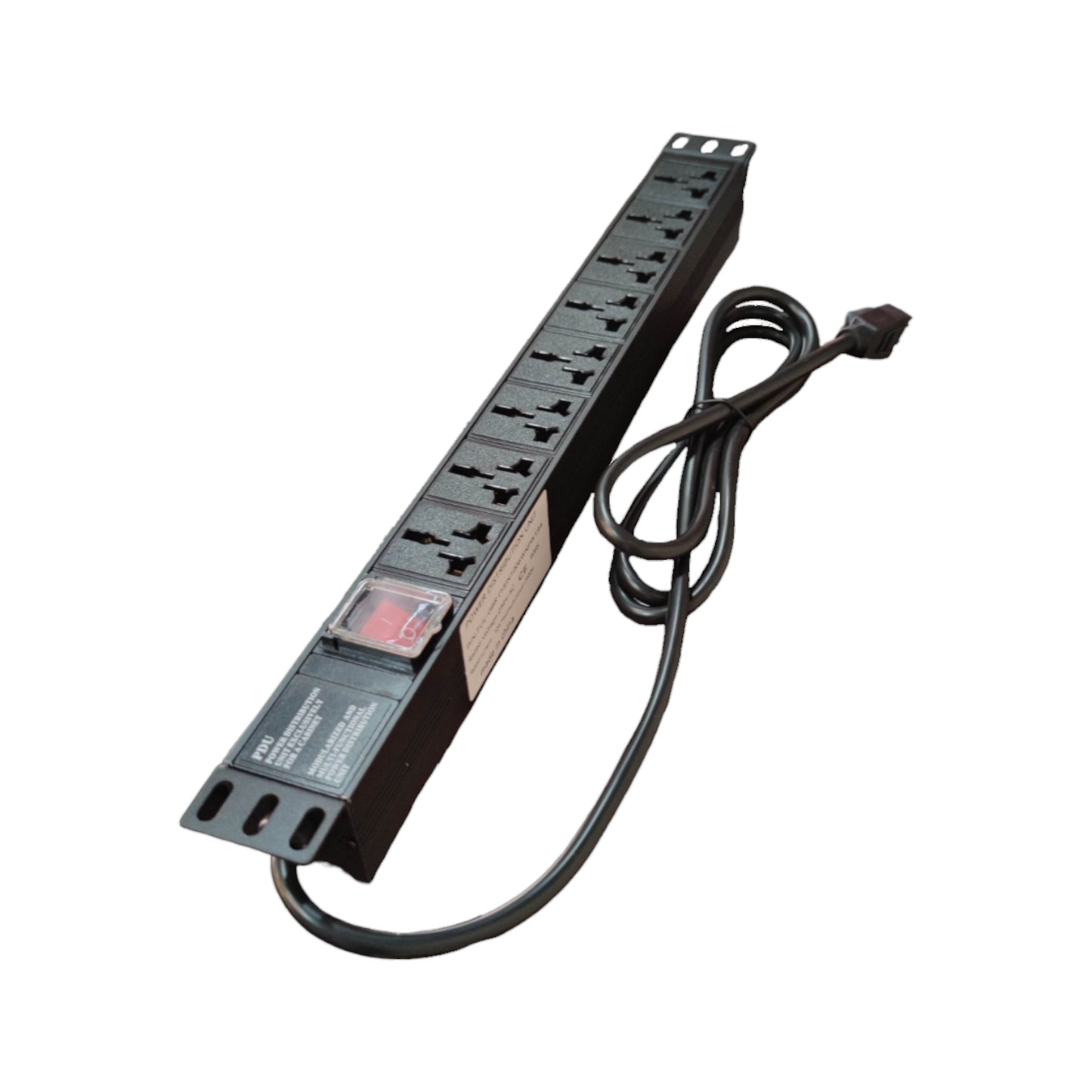 Grippes 8 Gang PDU 10A 220V for Data Cabinet Power Distribution Unit 2200W