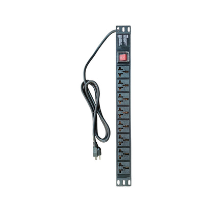 Grippes 8 Gang PDU 10A 220V for Data Cabinet Power Distribution Unit 2200W