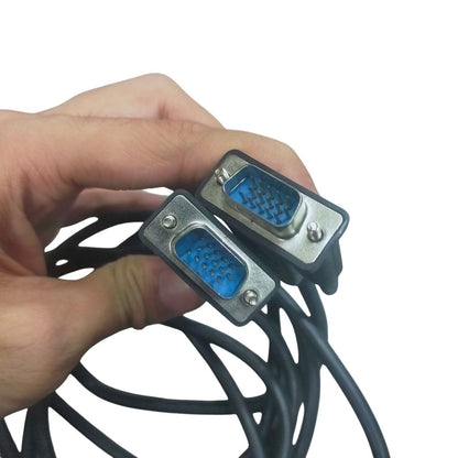 Grippes VGA Cable Male to Male Durable and Reliable 3 Meters Black