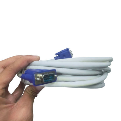 Grippes VGA Cable Male to Male Durable and Reliable 5 Meters White