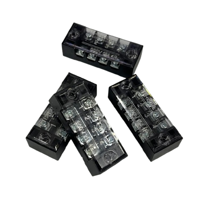 Grippes 15A 4 Pole Terminal Block 600V (4pcs)