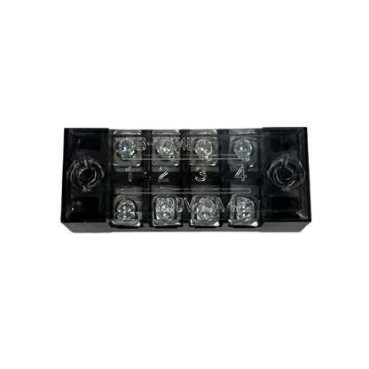 Grippes 15A 4 Pole Terminal Block 600V (4pcs)
