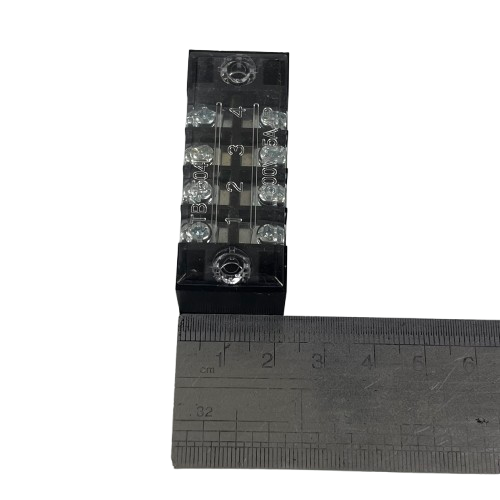 Grippes 15A 4 Pole Terminal Block 600V (4pcs)