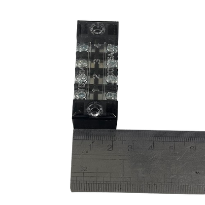 Grippes 15A 4 Pole Terminal Block 600V (4pcs)