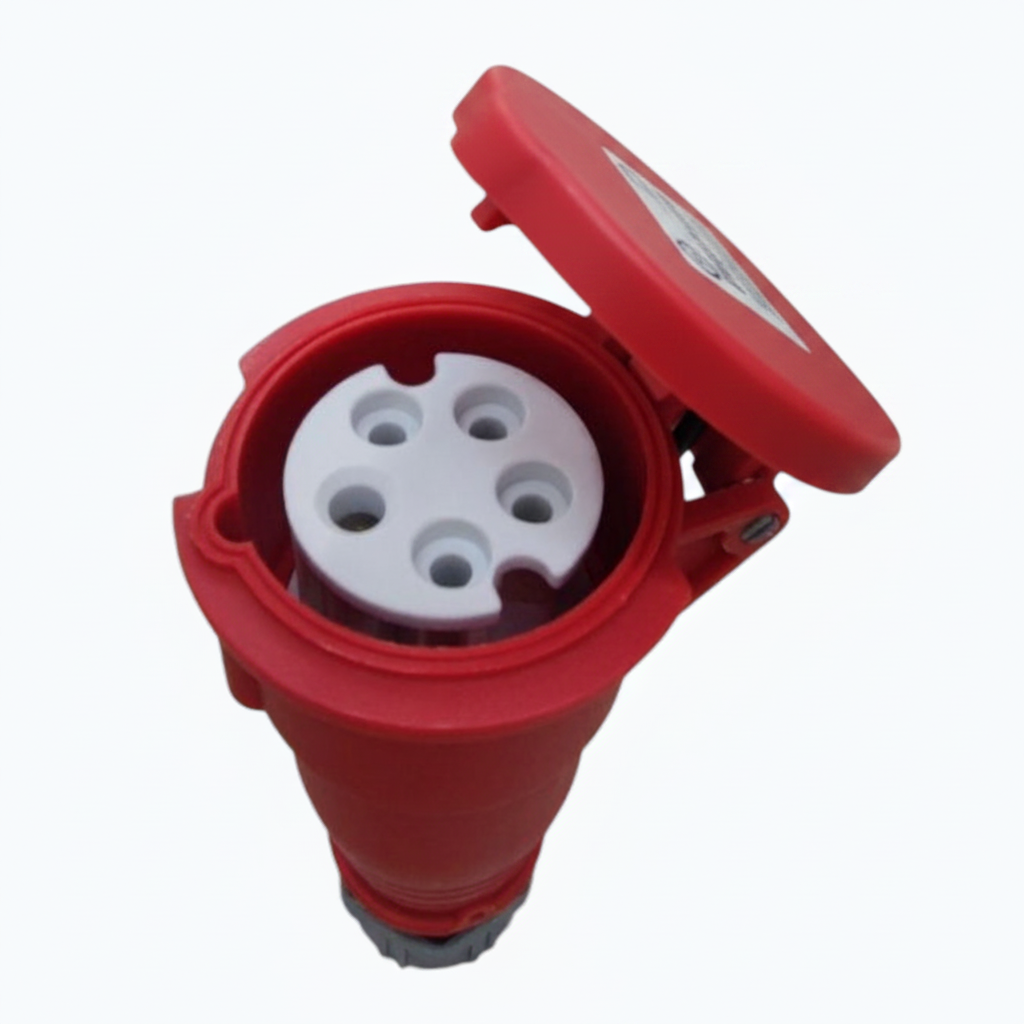 Grippes 16A 3P+N+E 220V-415V Industrial Outlet Connector  Industrial Coupler Female Connector IP44 Weatherproof