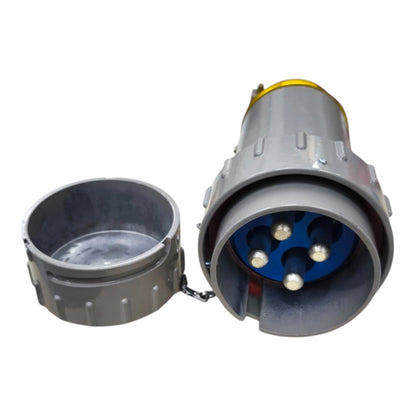 Grippes 200A 3P+E Industrial Plug 380V to 415VAC Metal Casing Explosion Proof IEC60309-2  #BJ-200YT-4J Electx Electrical Supply