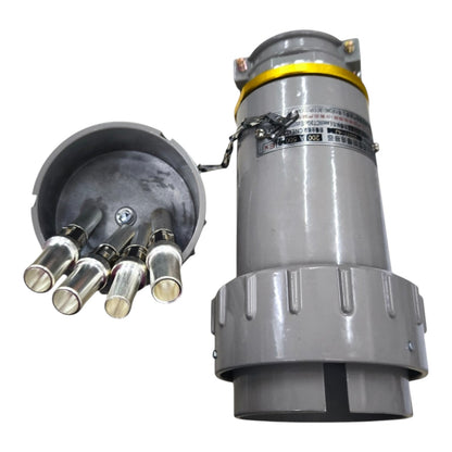 Grippes 200A 3P+E Industrial Plug 380V to 415VAC Metal Casing Explosion Proof IEC60309-2  #BJ-200YT-4J
