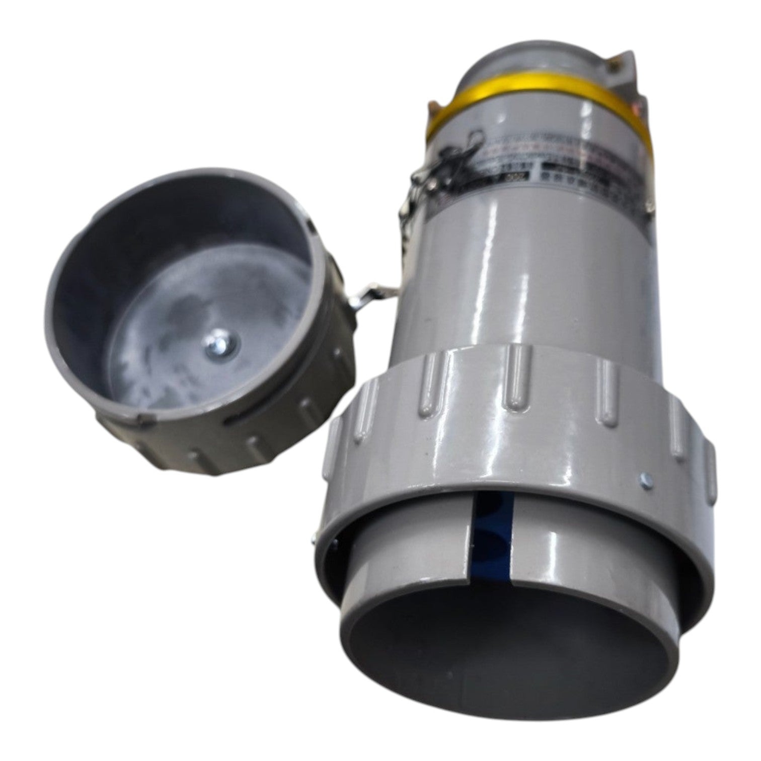 Mechanical component on a white background