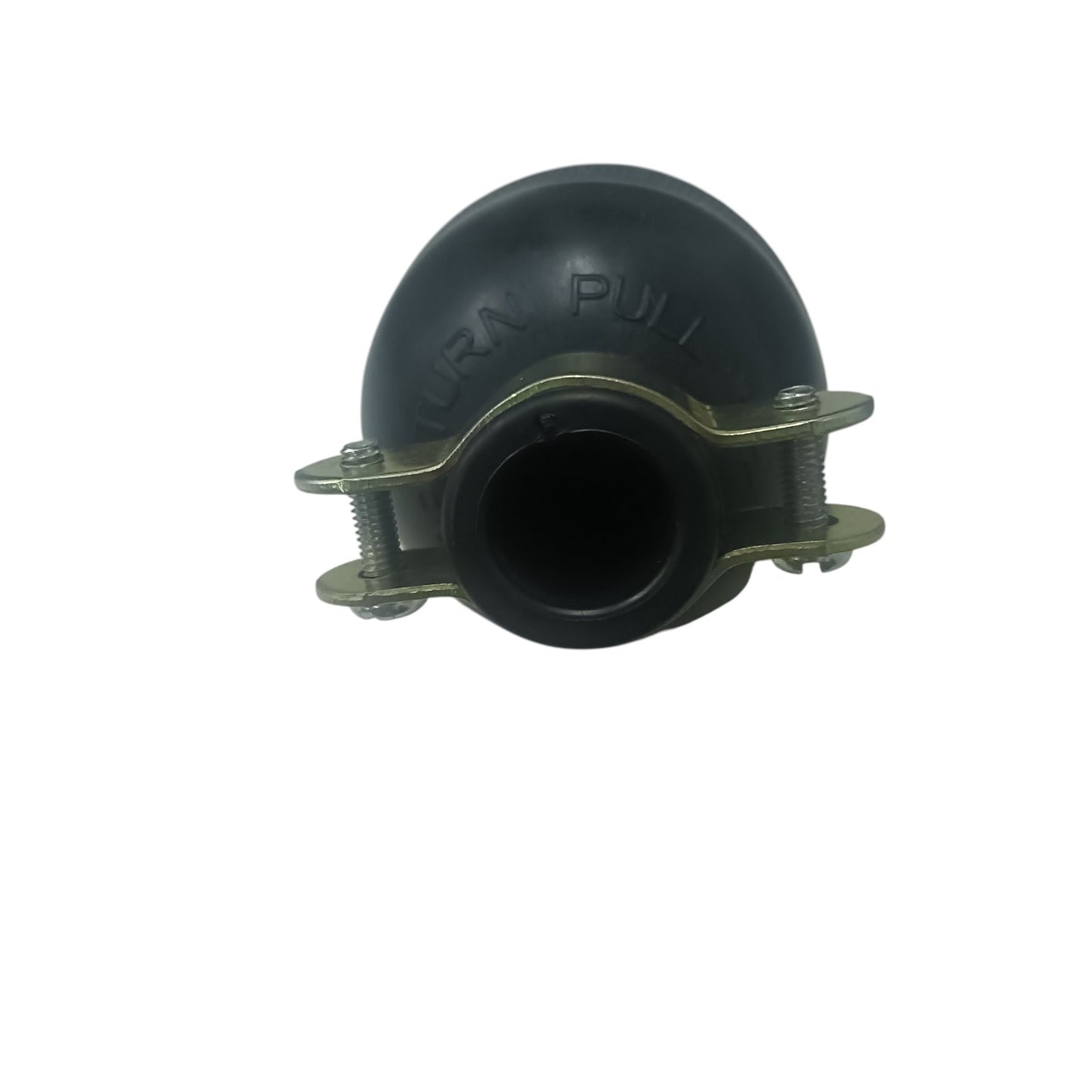 Grippes black rubber connector boot with metal clamp screws for 30A twist lock plug 250V