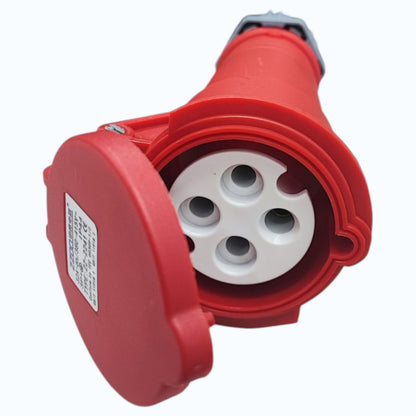 Grippes 32A 3P+E 250V-415V Industrial Outlet Connector Type IP44 Weatherproof