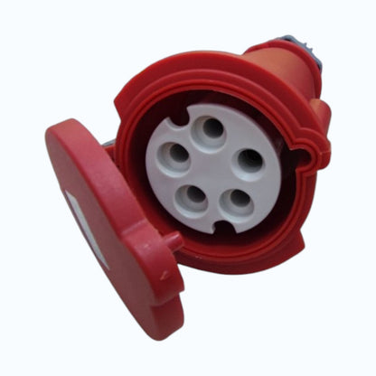 Grippes 32A 3P+N+E 220V-415V Industrial Outlet Connector  Industrial Coupler Female Connector IP44 Weatherproof