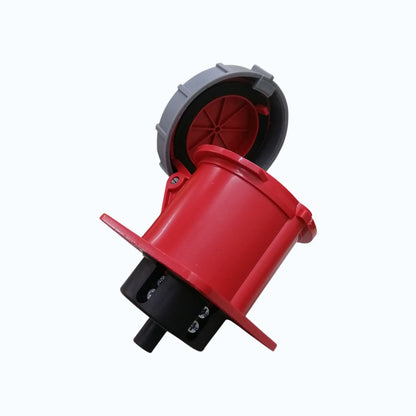 Grippes 63A 3P+N+E 250V-415V Industrial Outlet Chassis type , Industrial Panel-Mount Socket IP47 Weatherproof