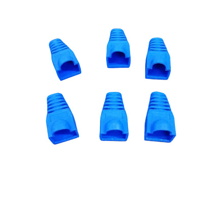 Grippes Rubber Boot RJ45 Rubber Boot, Cat5 and Cat6 Rubber Boot Blue