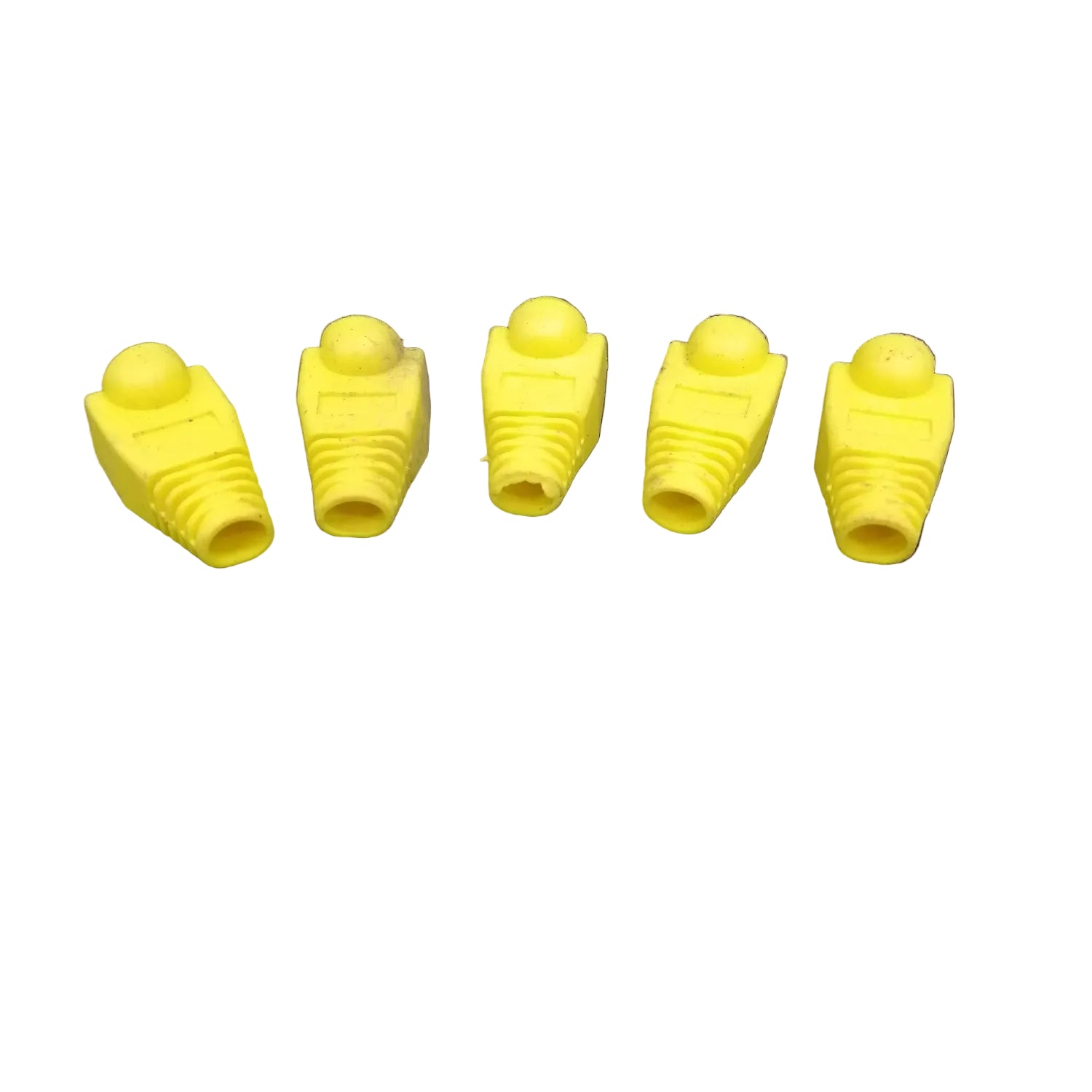 Grippes Rubber Boot RJ45 Rubber Boot, Cat5 and Cat6 Rubber Boot Yellow