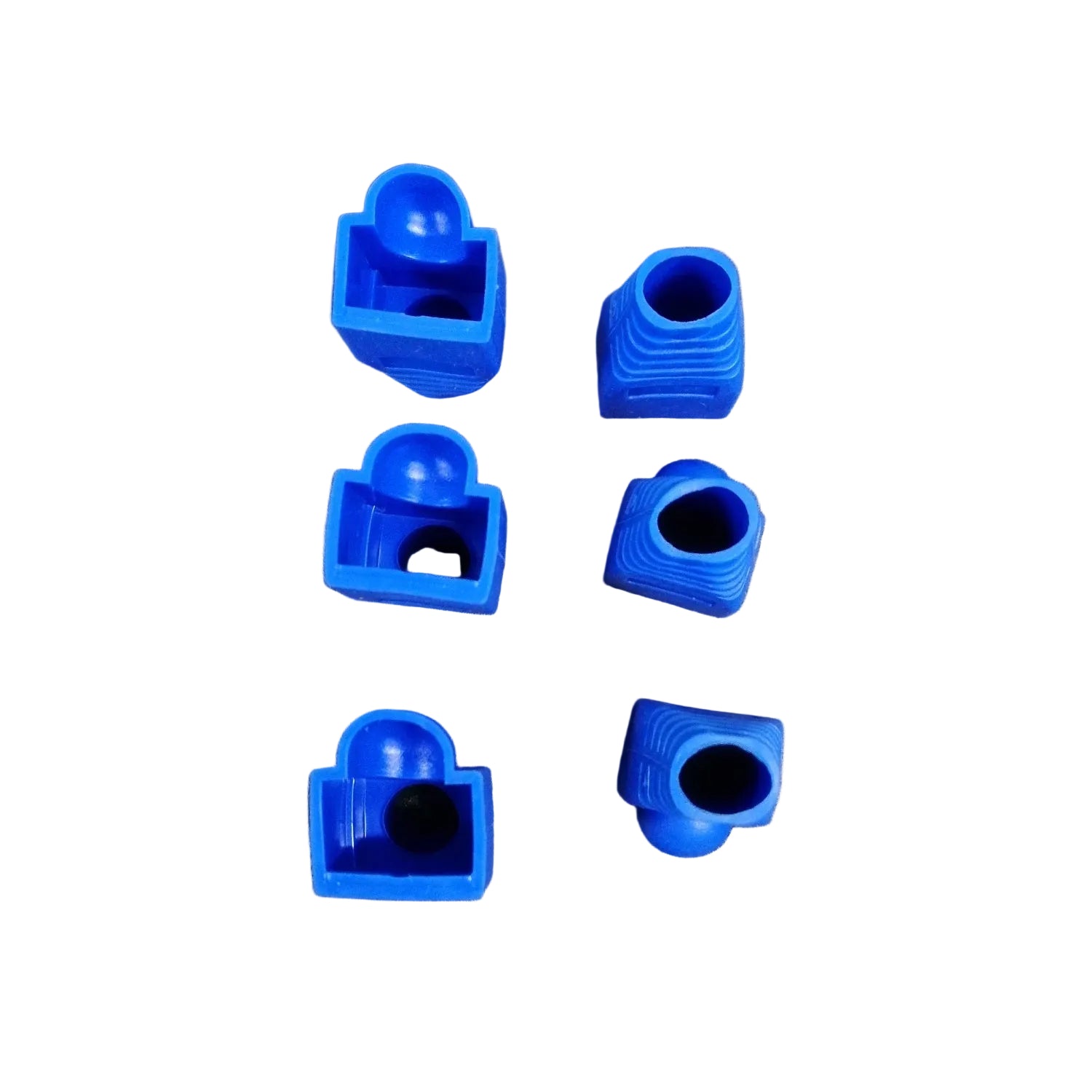 Grippes Rubber Boot RJ45 Rubber Boot, Cat5 and Cat6 Rubber Boot Blue