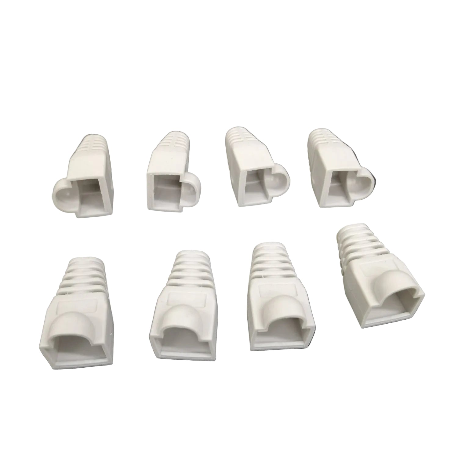 Grippes Rubber Boot RJ45 Rubber Boot, Cat5 and Cat6 Rubber Boot Gray