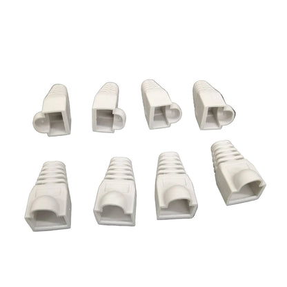 Grippes Rubber Boot RJ45 Rubber Boot, Cat5 and Cat6 Rubber Boot Gray