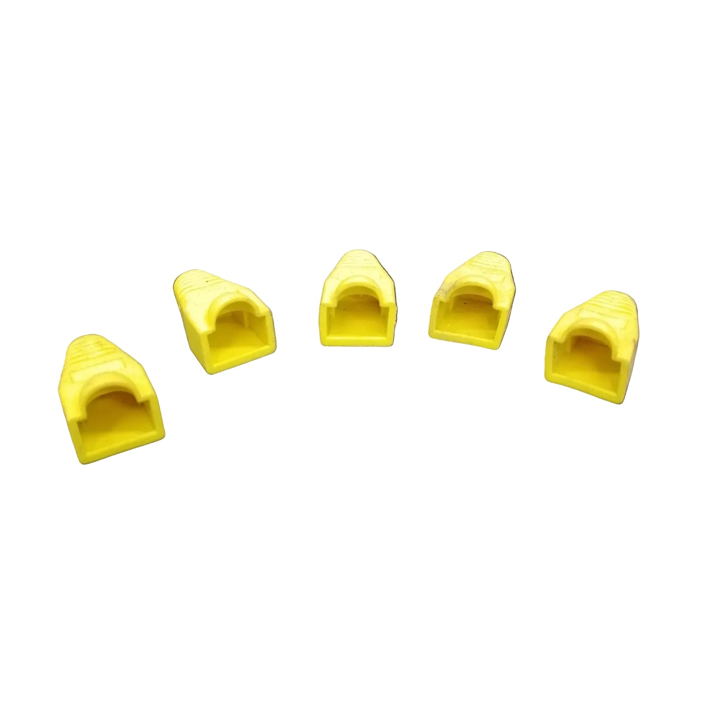 Grippes Rubber Boot RJ45 Rubber Boot, Cat5 and Cat6 Rubber Boot Yellow