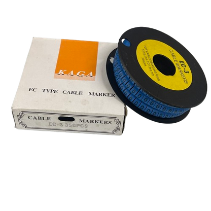 Grippes (0) Cable Marker 5.0mm to 7.2mm (350pcs) Blue   EC-3B(0)