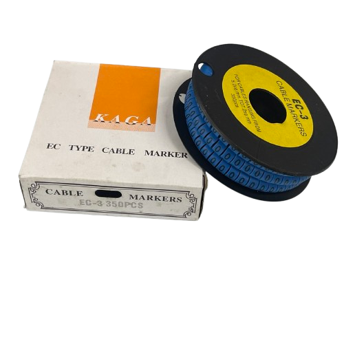 Grippes (0) Cable Marker 5.0mm to 7.2mm (350pcs) Blue   EC-3B(0)