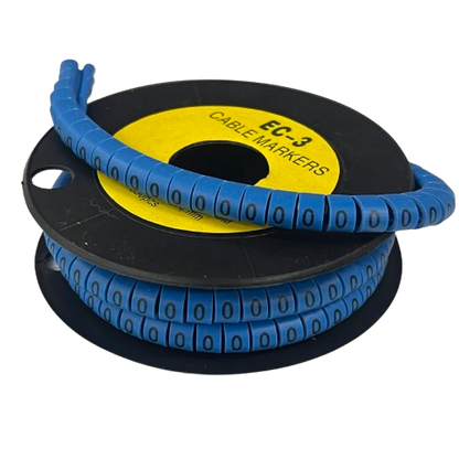 Grippes (0) Cable Marker 5.0mm to 7.2mm (350pcs) Blue   EC-3B(0)