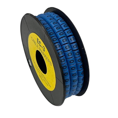 Grippes (0) Cable Marker 5.0mm to 7.2mm (350pcs) Blue   EC-3B(0)