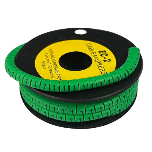 Grippes (1) Cable Marker 3.6mm to 5.2mm 500pcs EC-2G